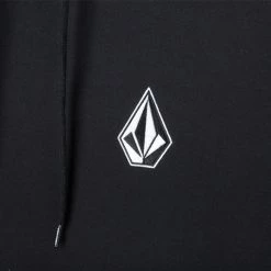 Volcom Unisex Street Style Long Sleeves Cotton Oversized Logo For Men Black X L -Volcom Sales Shop org 9012