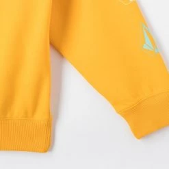 Volcom Unisex Street Style Long Sleeves Cotton Oversized Logo For Men Black X L -Volcom Sales Shop org 9022