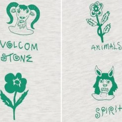 Volcom Unisex Street Style Cotton Logo Bottoms For Men Gray X M -Volcom Sales Shop org 9030