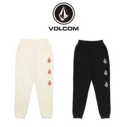 Volcom Unisex Street Style Cotton Logo Bottoms For Men Black X Xl