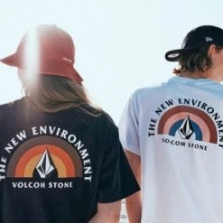 Volcom Unisex T-Shirts For Men Purple X M -Volcom Sales Shop org 9082