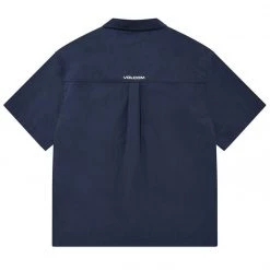 Volcom Unisex Street Style Logo Shirts For Men Navy X S -Volcom Sales Shop org 9110