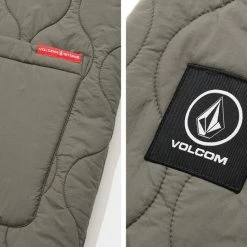 Volcom 2021-22FW Short Unisex Street Style Cotton Logo Jackets For Men Black X Xl -Volcom Sales Shop org 9155