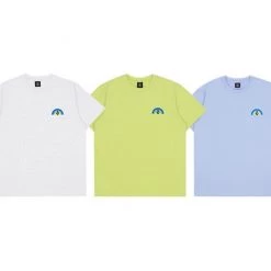 Volcom 2022 SS Unisex Logo T-Shirts For Men Lime X M -Volcom Sales Shop org 9162