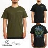 Volcom 2022 SS Unisex Logo T-Shirts For Men Khaki X L -Volcom Sales Shop org 9175