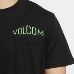 Volcom 2022 SS Unisex Logo T-Shirts For Men Khaki X L -Volcom Sales Shop org 9177