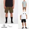 Volcom 2022 SS Plain Logo Shorts For Men Black X 34