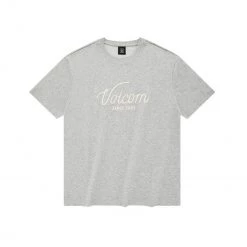 Volcom 2022 SS Unisex Logo T-Shirts For Men White X S -Volcom Sales Shop org 9222