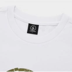 Volcom 2022 SS Unisex Logo T-Shirts For Men Khaki X M -Volcom Sales Shop org 9234