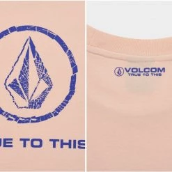 Volcom 2022 SS Unisex Logo T-Shirts For Men Khaki X M -Volcom Sales Shop org 9243