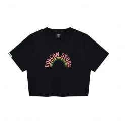 Volcom 2022 SS Logo T-Shirts For Women Black X Xs -Volcom Sales Shop org 9249