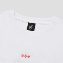 Volcom 2022 SS Unisex Logo T-Shirts For Men L.blue X S -Volcom Sales Shop org 927