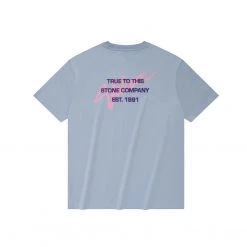 Volcom 2022 SS Unisex Logo T-Shirts For Men L.blue X S -Volcom Sales Shop org 929