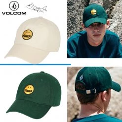 Volcom 2021-22FW Unisex Caps For Men Green X One Size