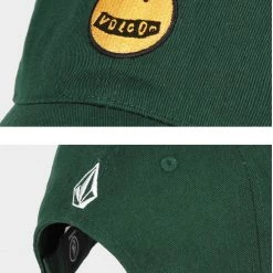 Volcom 2021-22FW Unisex Caps For Men Green X One Size -Volcom Sales Shop org 9316
