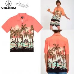 Volcom 2022 SS Unisex Shirts For Men Orange X L