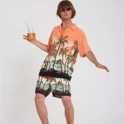 Volcom 2022 SS Unisex Shirts For Men Orange X L -Volcom Sales Shop org 9324