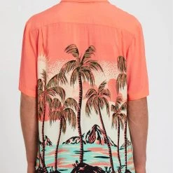 Volcom 2022 SS Unisex Shirts For Men Orange X L -Volcom Sales Shop org 9326