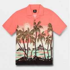 Volcom 2022 SS Unisex Shirts For Men Orange X L -Volcom Sales Shop org 9327