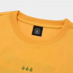 Volcom 2022 SS Unisex Logo T-Shirts For Men L.blue X S -Volcom Sales Shop org 933