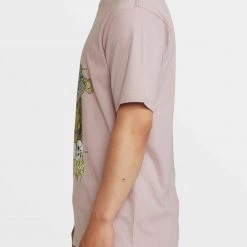 Volcom 2022 SS Unisex T-Shirts For Men Pink X S -Volcom Sales Shop org 9334