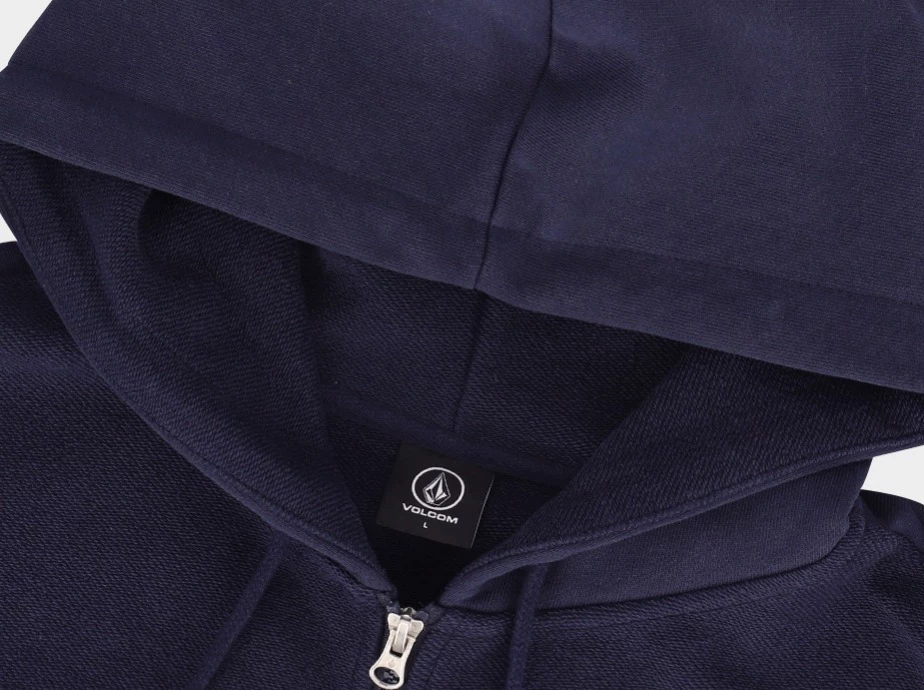 Volcom Unisex Street Style Long Sleeves Cotton Logo Hoodies For Men Gray X Xl 6 Volcom Unisex Street Style Long Sleeves Cotton Logo Hoodies For Men Gray X Xl - Image 4